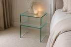 Side Table 1 Shelf (Extra Clear)